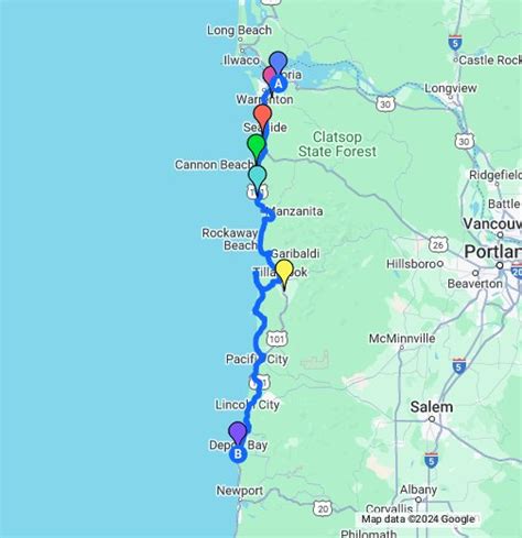 seaside oregon maps|google maps oregon coast.